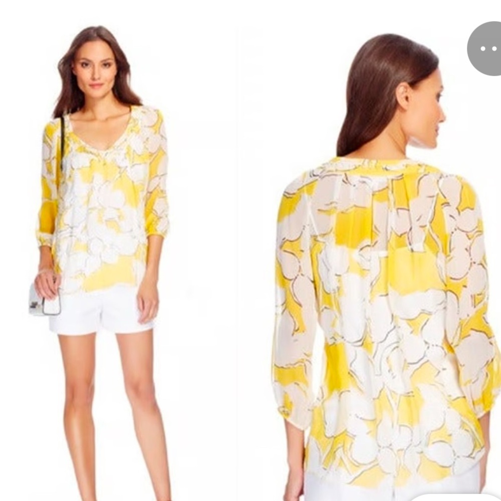 DVF Davi silk chiffon blouse